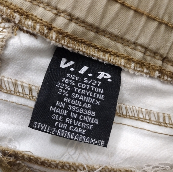 V.I.P. camouflage cargo pants joggers size 5/27 - Picture 9 of 10